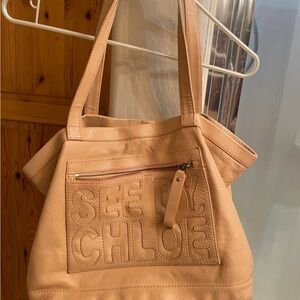 See By Chloe Tan Leather Tote